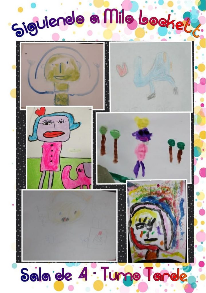 Los niños y las niñas de Sala de 4 años del Turno Tarde junto a la Seño Georgi, comenzaron a trabajar el Proyecto "Pinta, pinta niño artista".